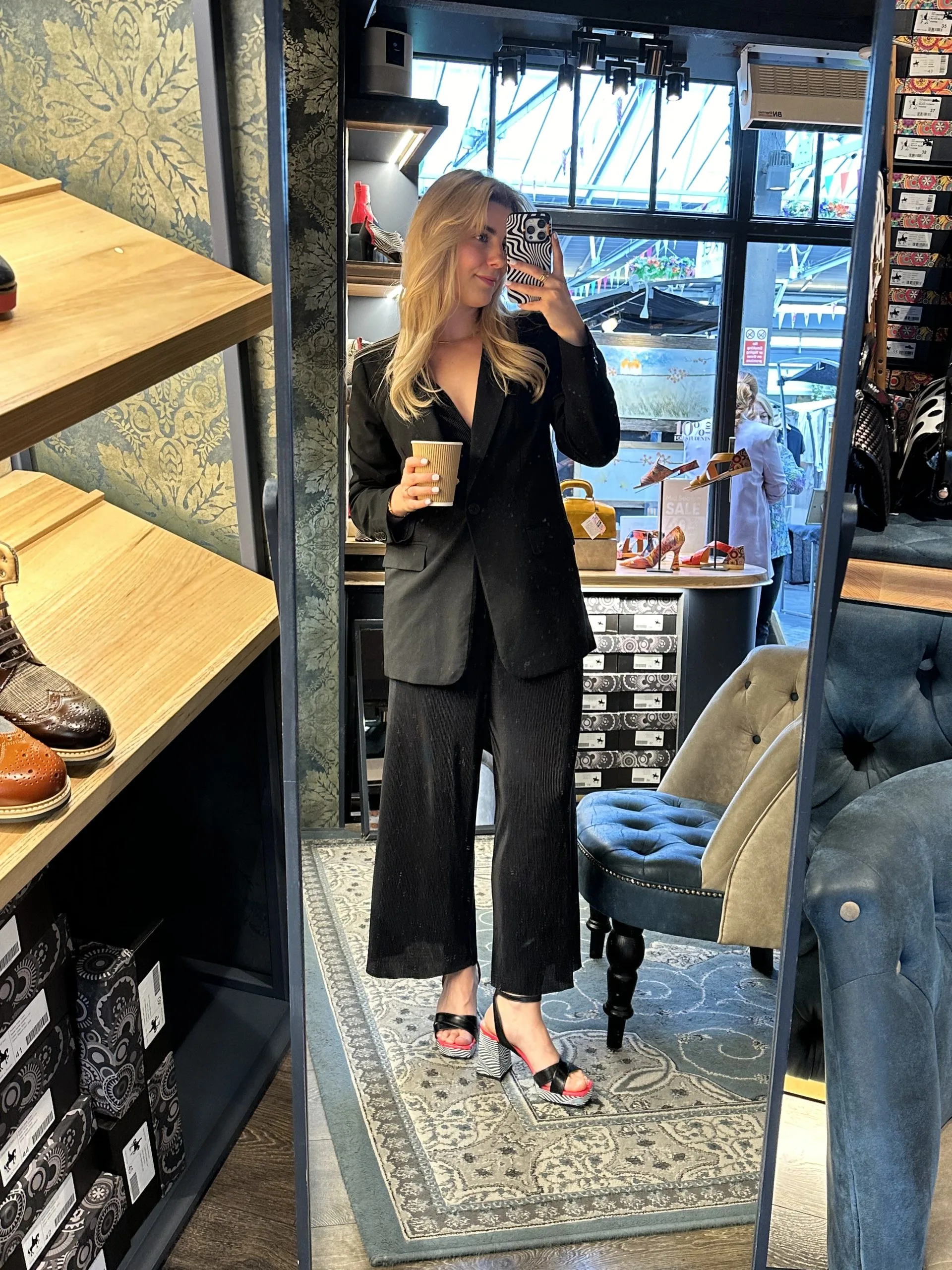 Velena Nikolova of Velena Lifestyle in a retail shop