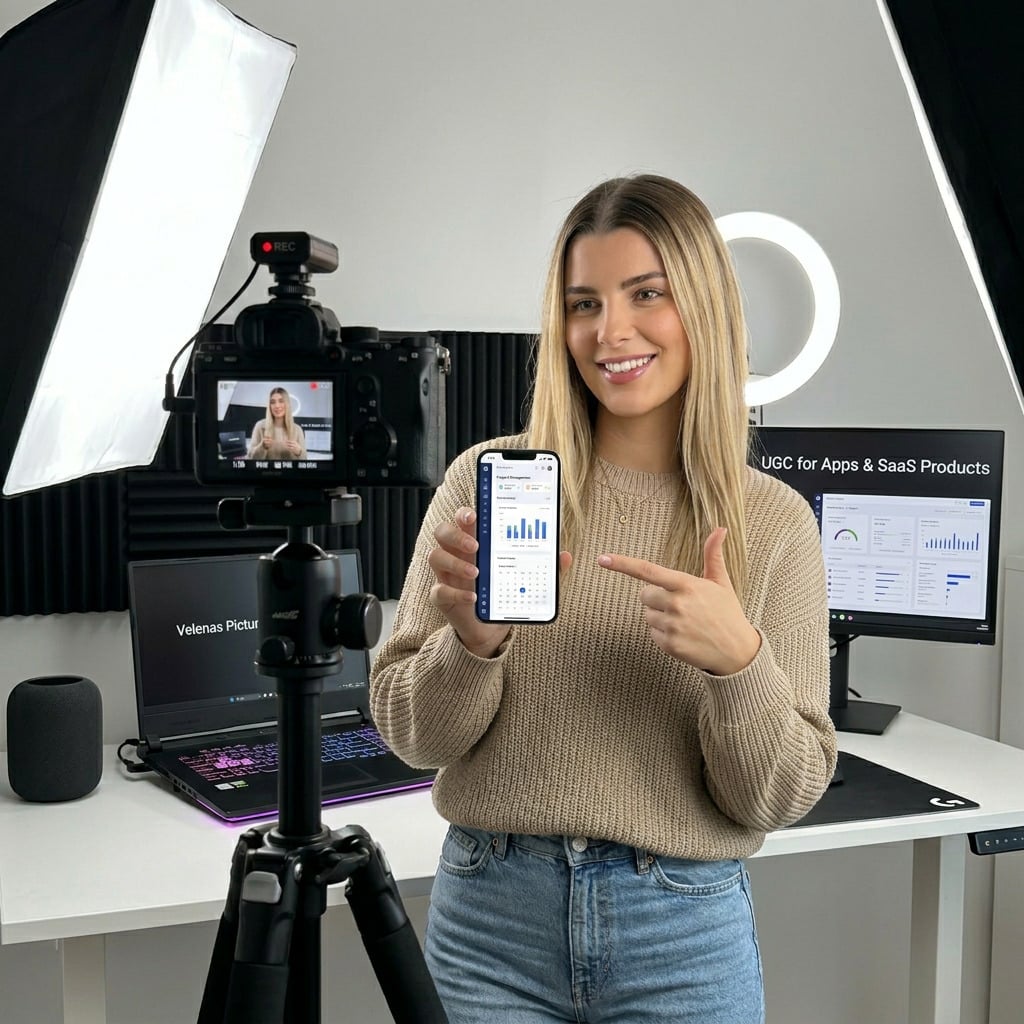 Apps & SaaS UGC Standard package by Velena Lifestyle
