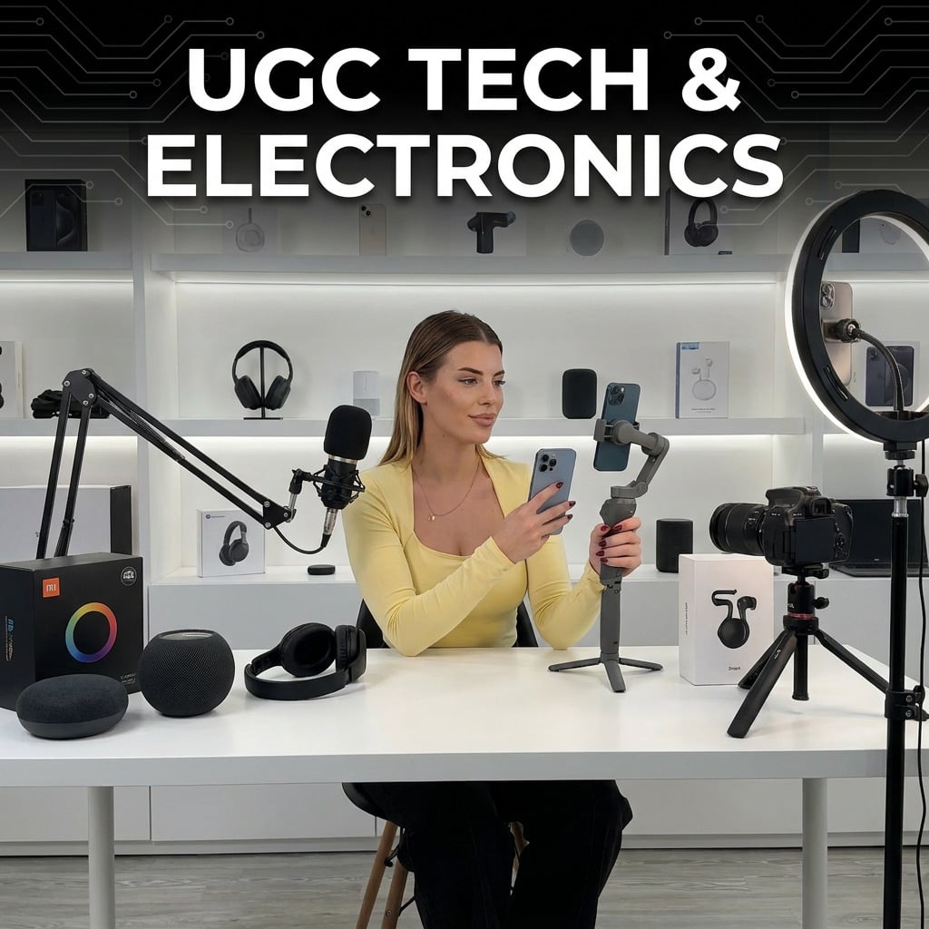 Tech & Electronics UGC Standard package by Velena Lifestyle