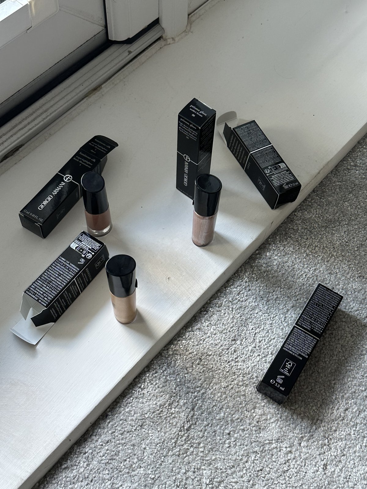 Armani Beauty highlighters gifted to Velena Lifestyle