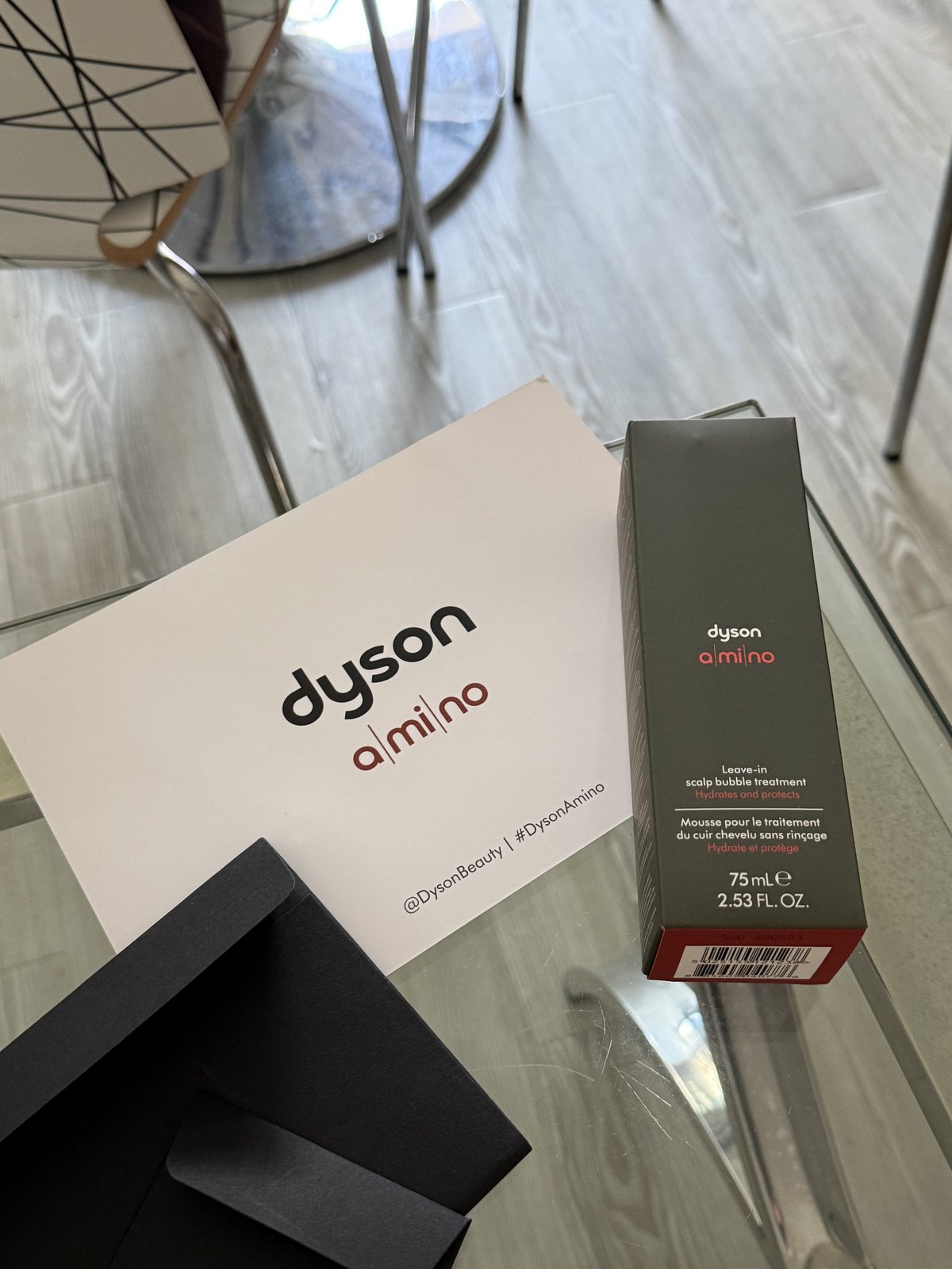 Dyson Amino scalp treatment gifted to Velena Lifestyle