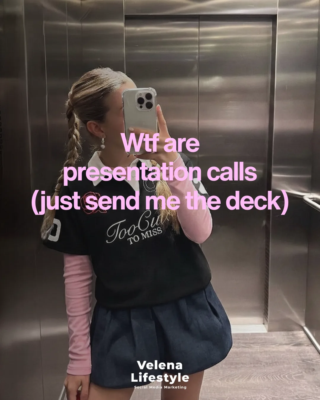 UGC creator meme: unpaid presentation call
