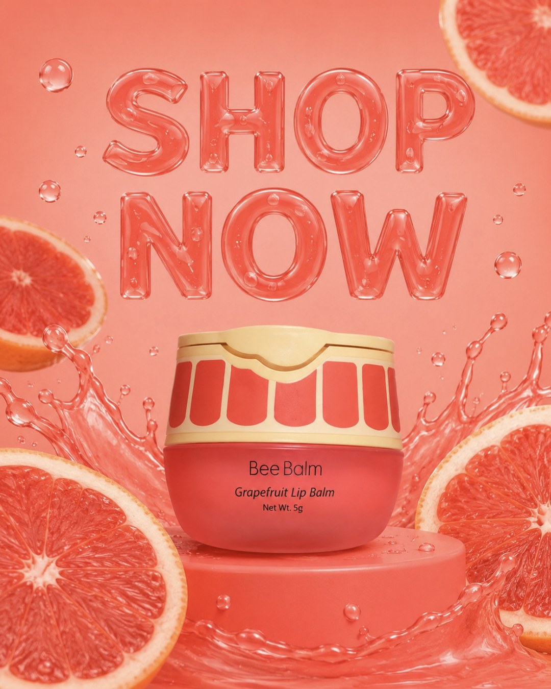 Grapefruit, gel type, ad creative by Velena Lifestyle