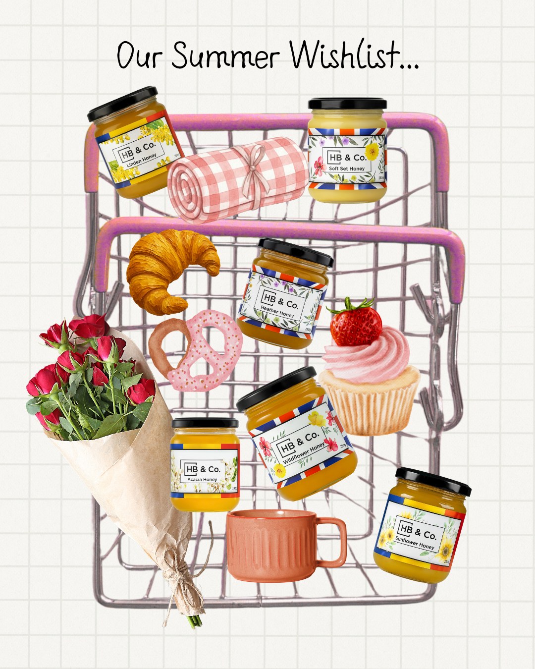 Our summer wishlist, ad creative by Velena Lifestyle