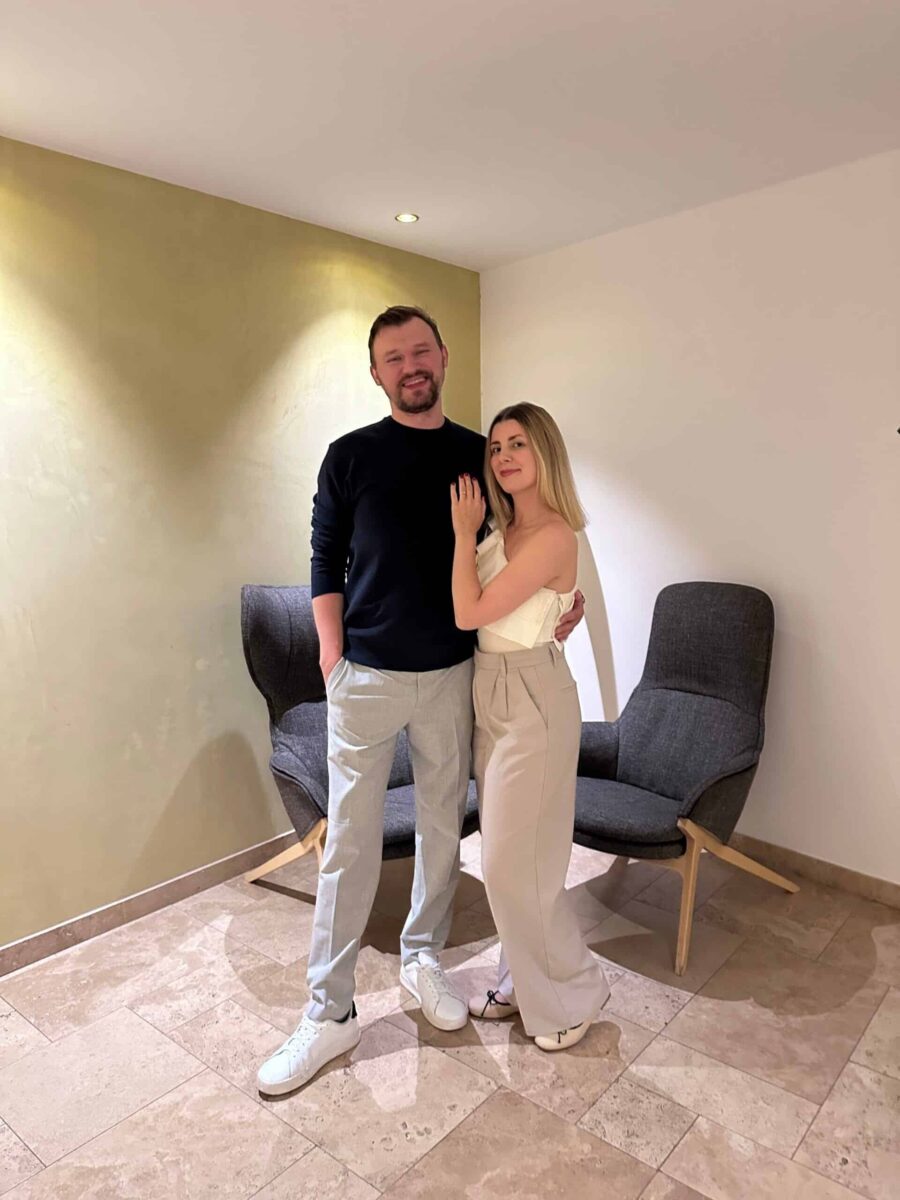 Dragos and Velena, the founders of Velena Lifestyle