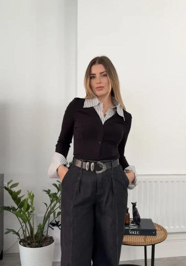 Fashion UGC creator wearing styled outfit for clothing brand content creation